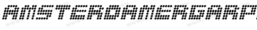 AmsterdamerGarPMed W05 Italic字体转换